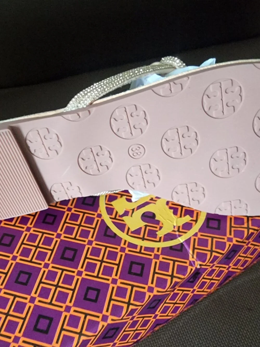 Tory Burch Sparkly Sandals (Pink)